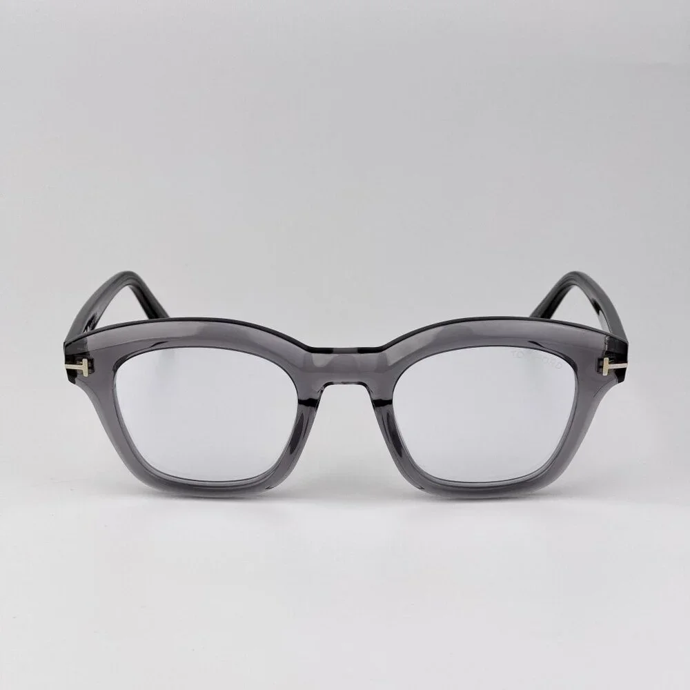 Tom Ford FT5961-B Eyeglasses – Grey Square Frame | Unisex Model FT5961-B 020